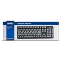 Клавиатура SVEN Standard 301 USB (серый) фото 3